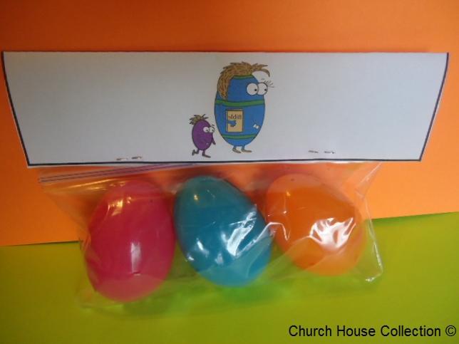 Easter Egg With Bible Ziplock Bag Snack